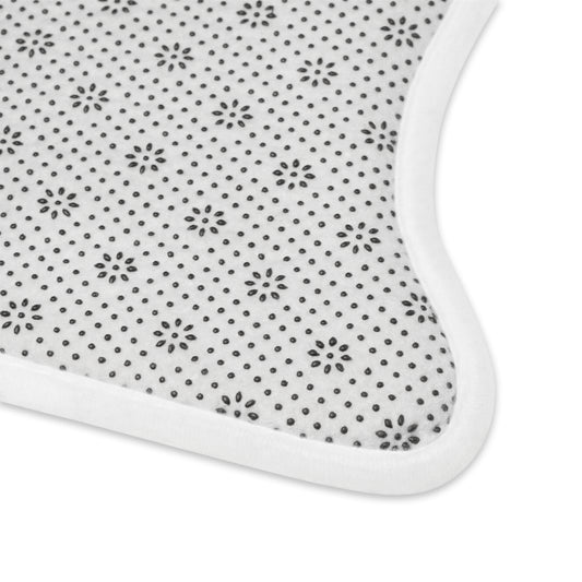American Flag Dog Bone Pattern Pet Feeding Mat | Patriotic Dog Placemat