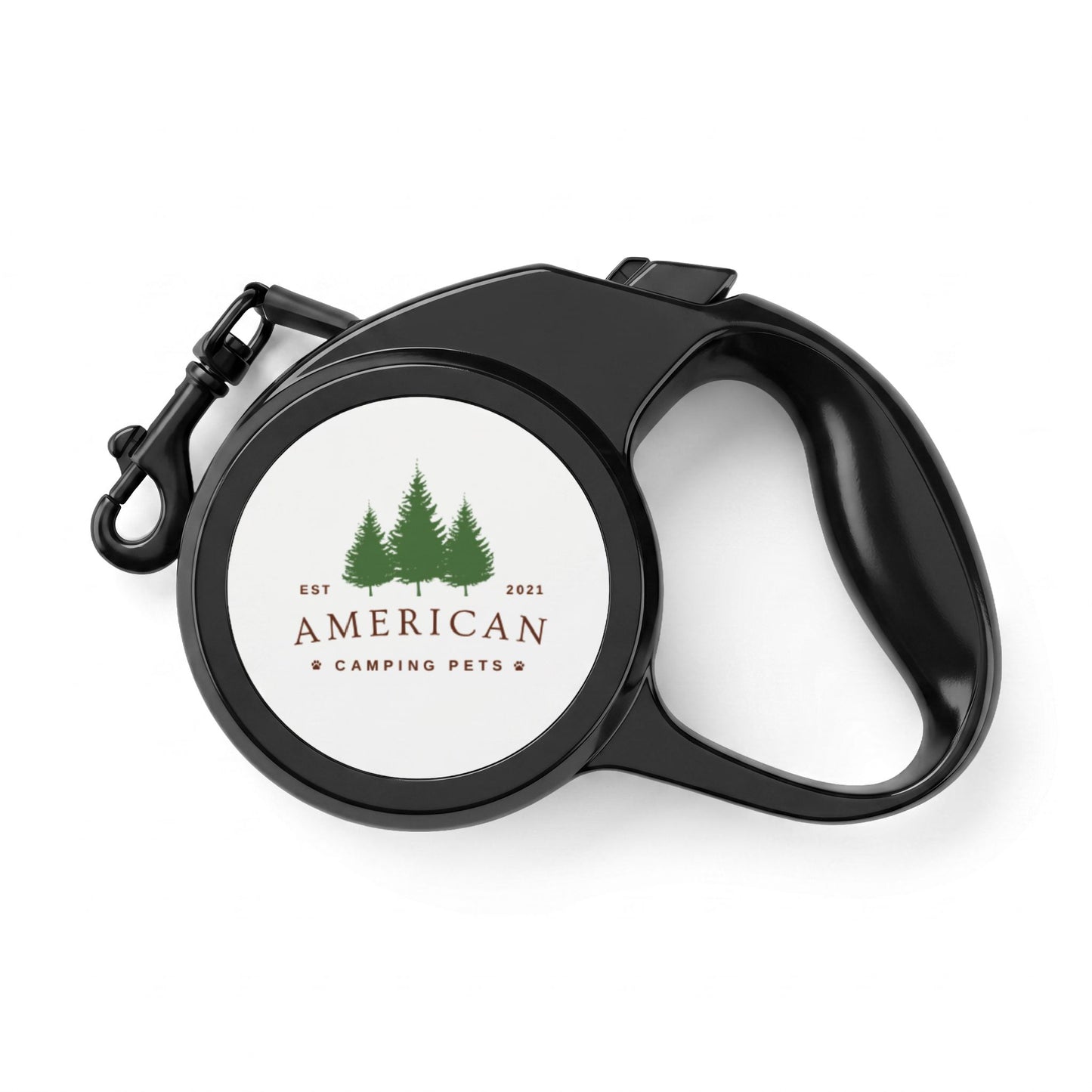 American Camping Pets Retractable Pet Leash | Tree Logo Rope Lead