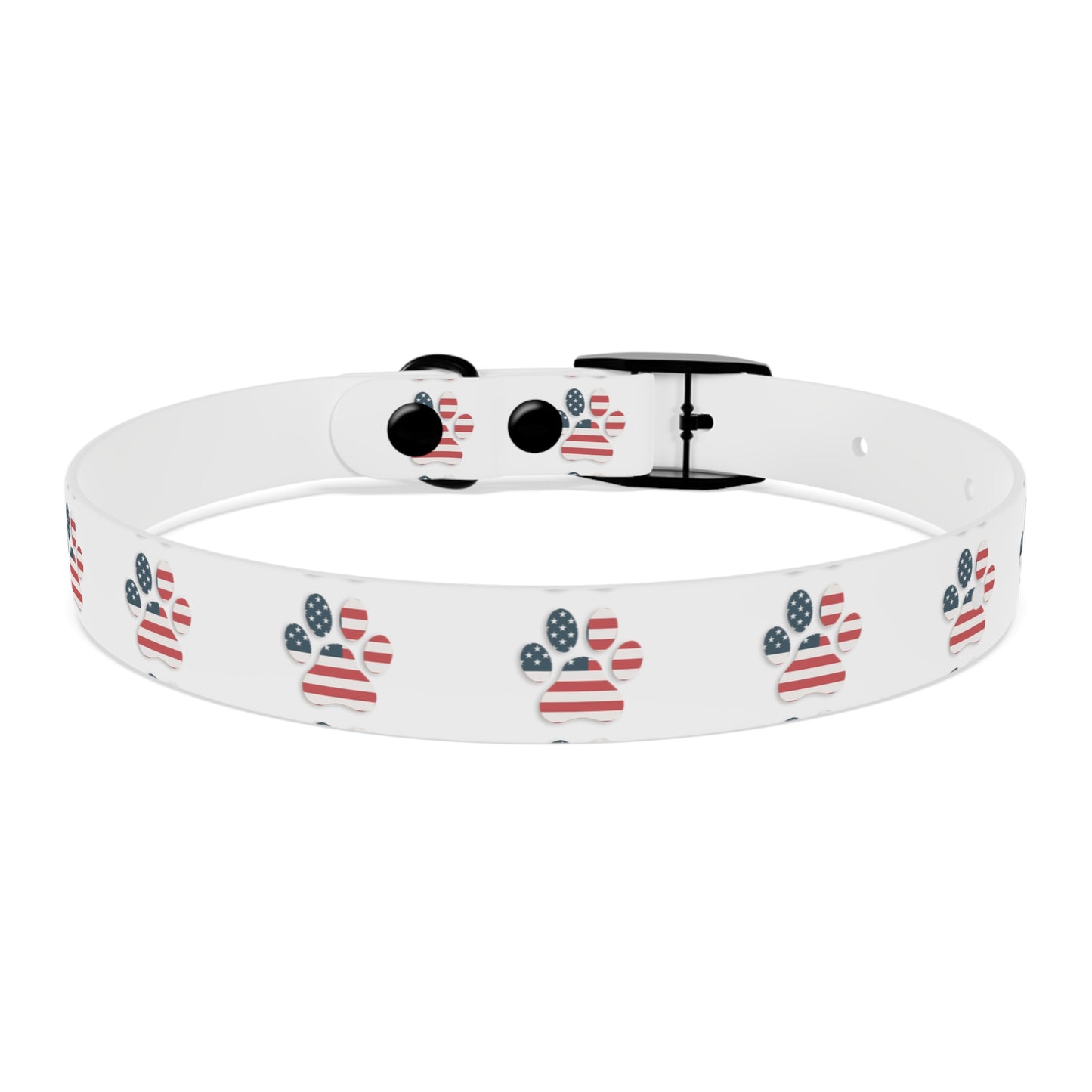American Flag Paw Print Dog Collar | American Camping Pets, Patriotic Pet Collar