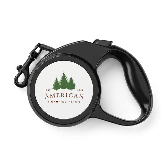 American Camping Pets Retractable Pet Leash | Tree Logo Rope Lead