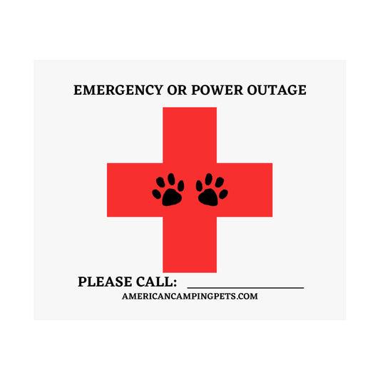 Pet Emergency Horizontal Poster