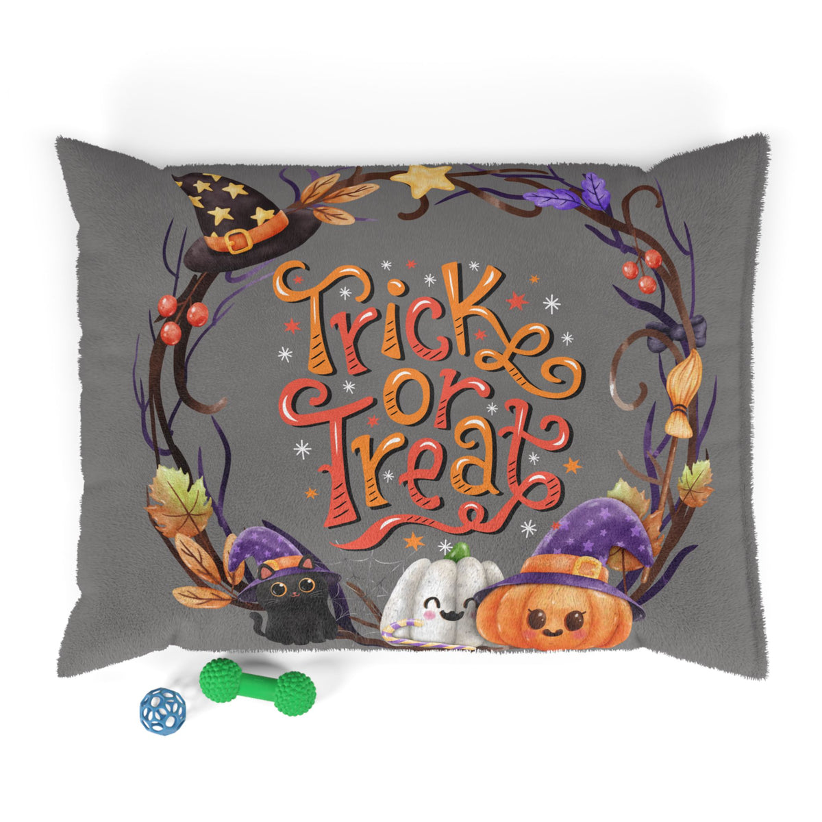 Trick or Treat Halloween Pumpkin Pet Bed