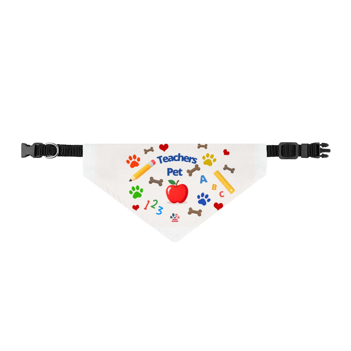 Teacher's Pet Clip-On Bandana - Small