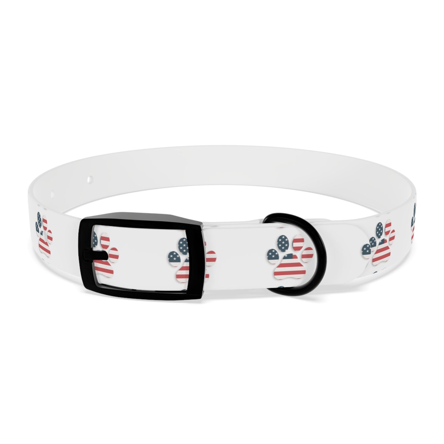 American Flag Paw Print Dog Collar | American Camping Pets, Patriotic Pet Collar