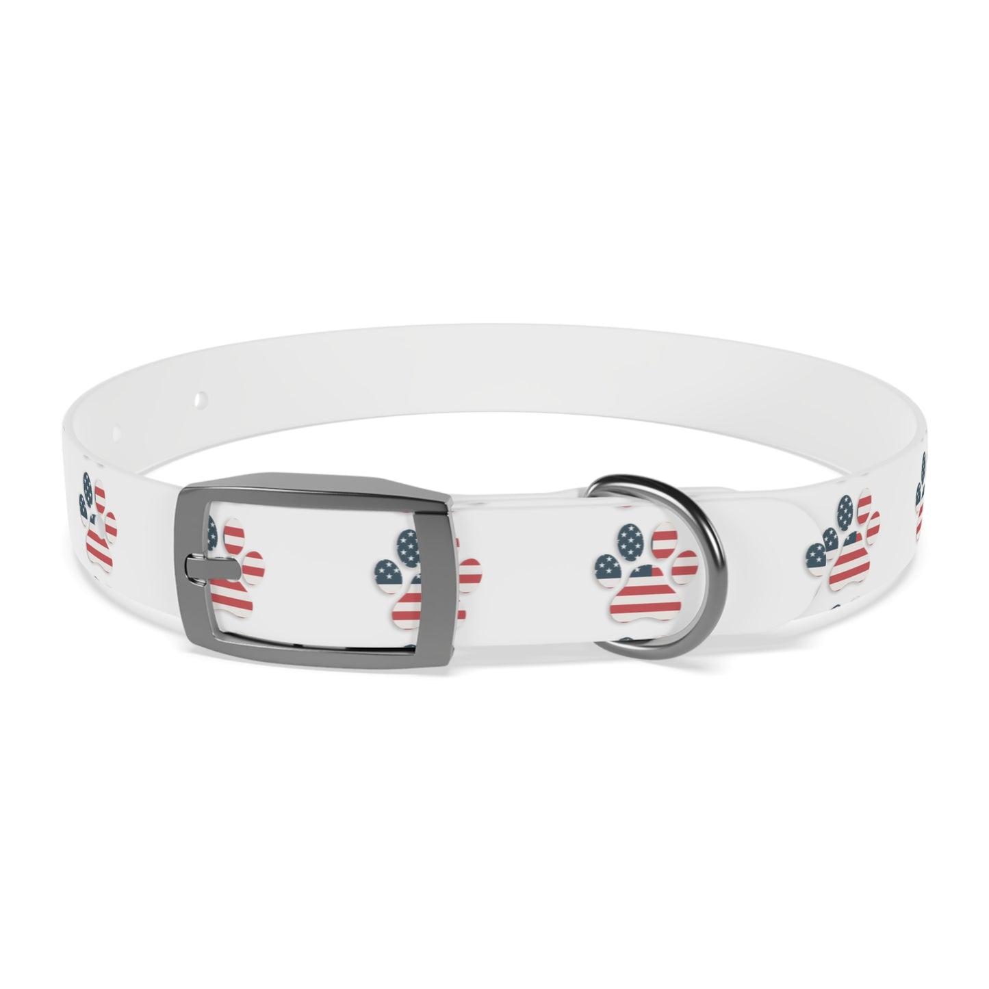 American Flag Paw Print Dog Collar | American Camping Pets, Patriotic Pet Collar