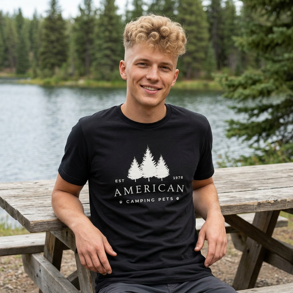 American Camping Pets Classic Short Sleeve Tee